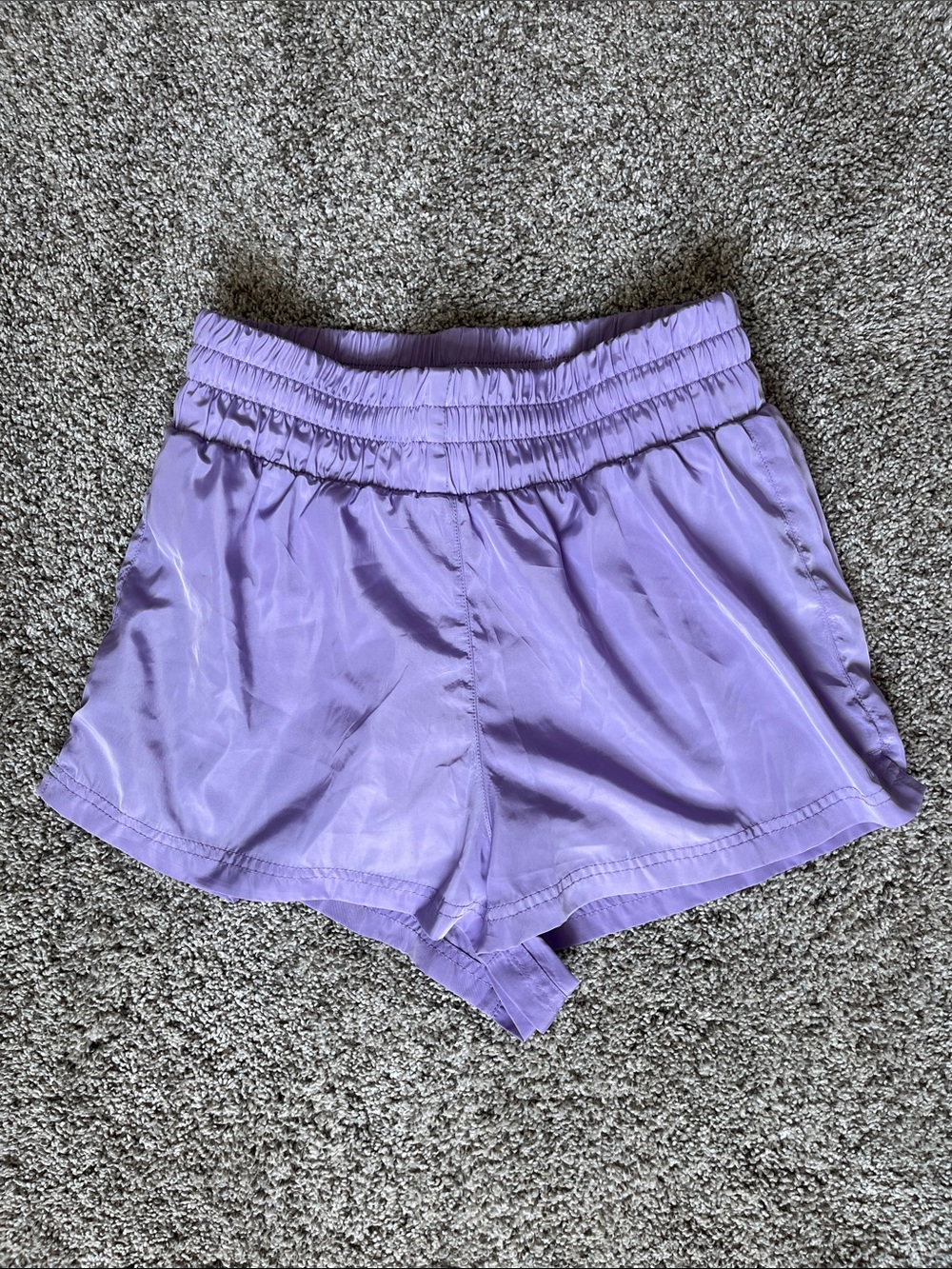 Lumi Collective Cute Lavender Retro Athletic Shorts